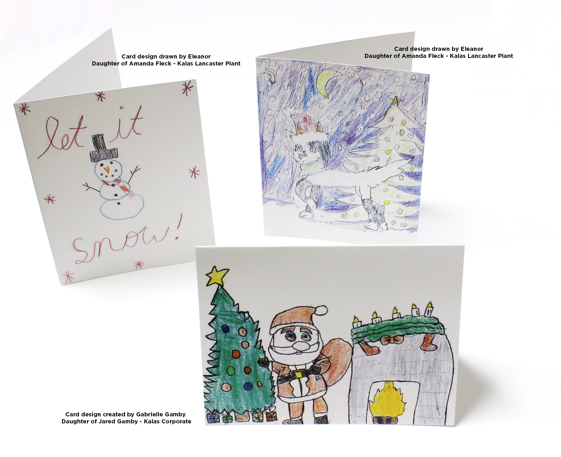 2018 Kalas Holiday Card Drawing Winners