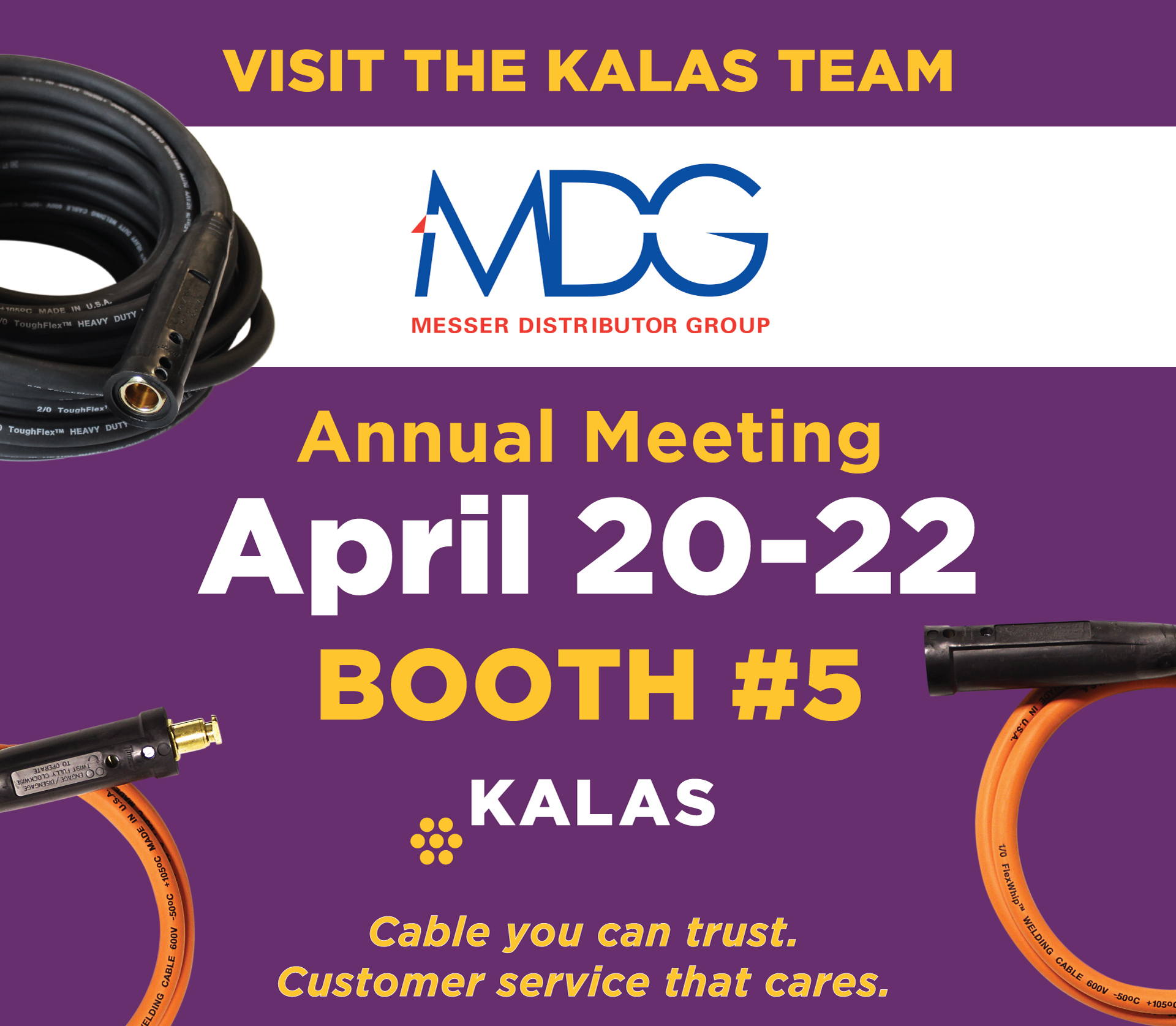 Kalas Manufacturing at MDG Annual Membership Meeting 2026 | Booth 5