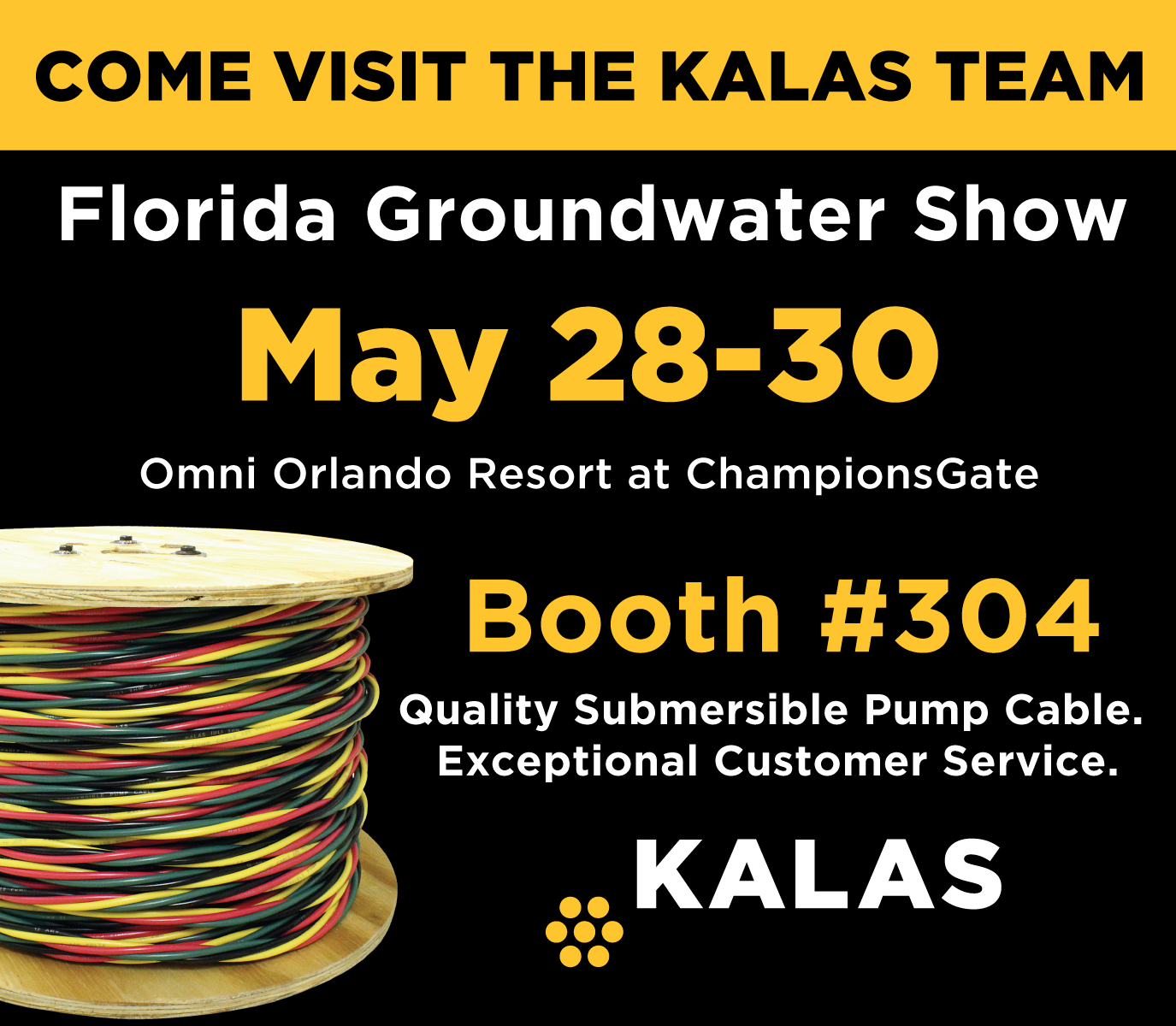 Meet Kalas at the 2026 Florida Groundwater Show in Orlando Meet Kalas at the 2026 Florida Groundwater Show in Orlando