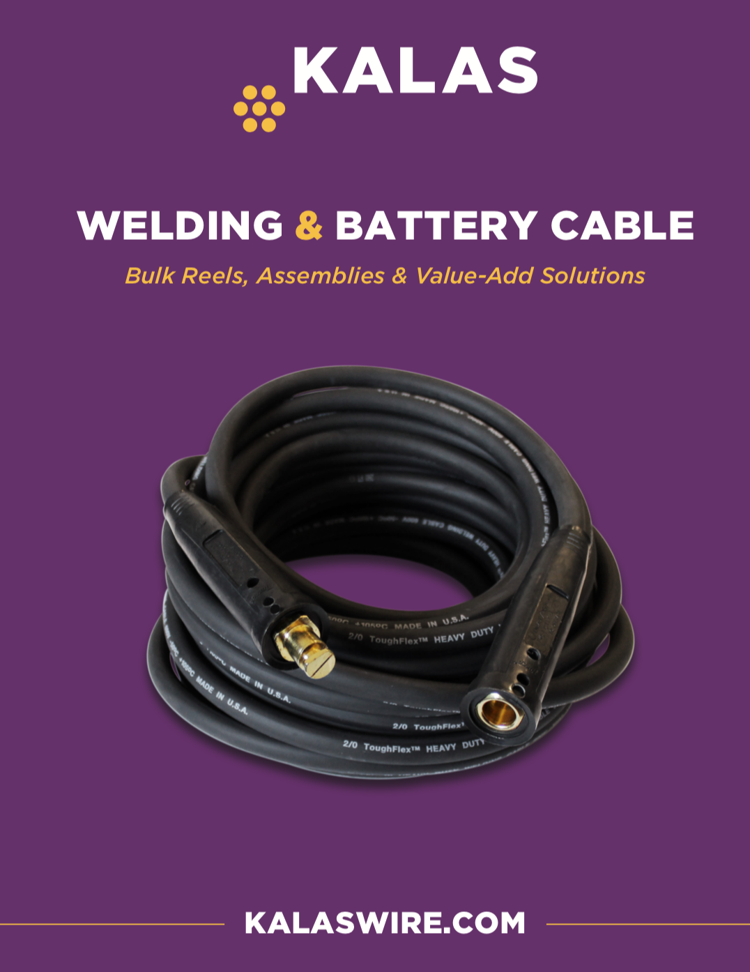 Kalas Industrial Products Welding Cable, Leads and More