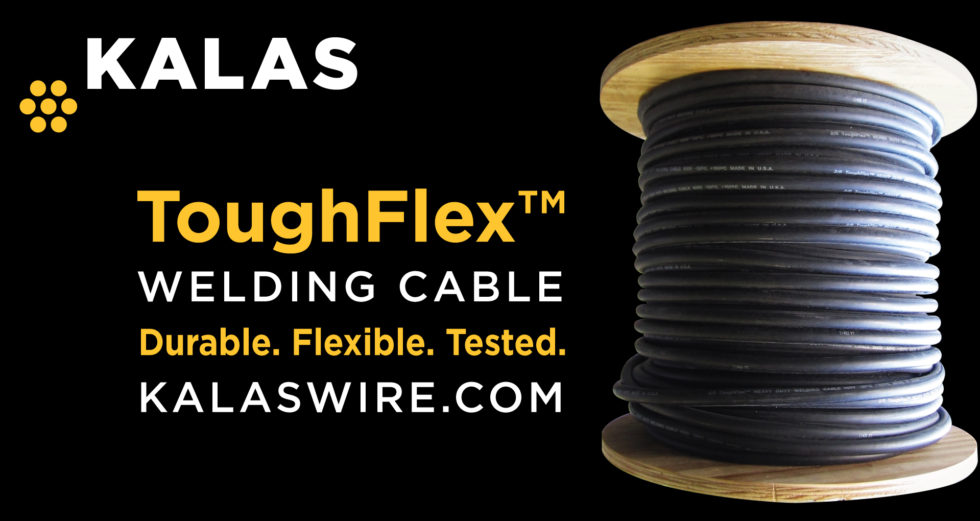 Industry’s Best Welding Cable Kalas Wire ToughFlex™