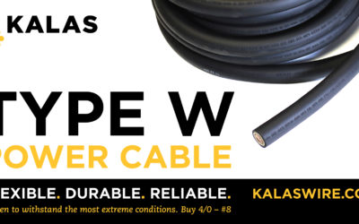 Why Kalas GenFlex™ Type W is the Power Cable You Want