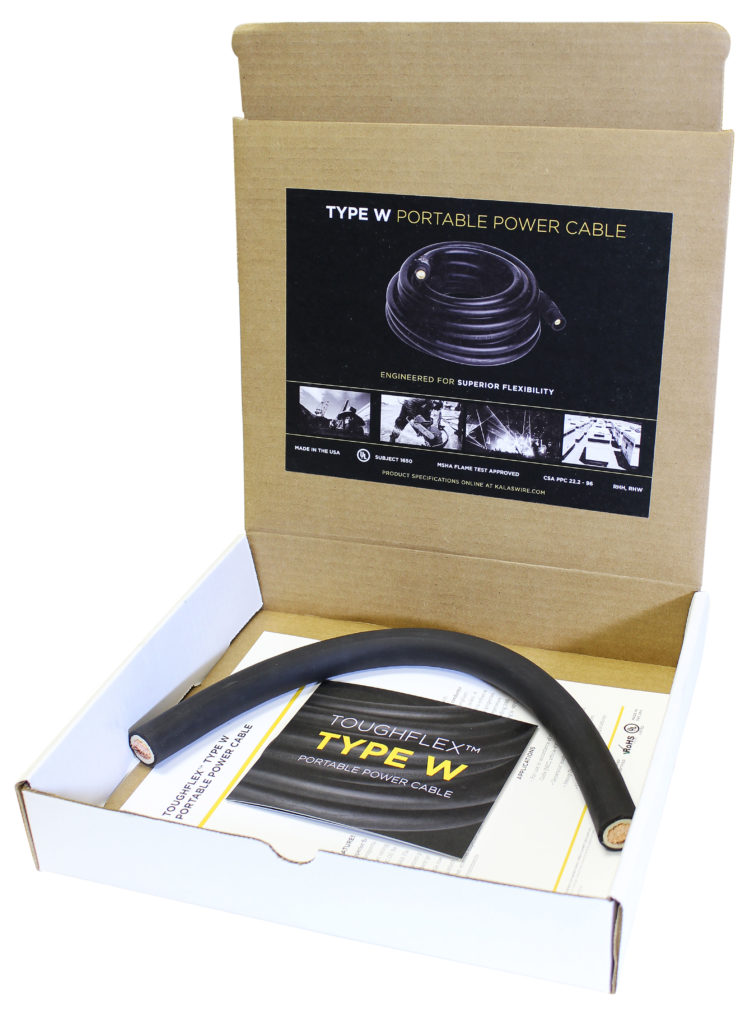 GENFLEX™ Type W Portable Power Cable Kalas Wire & Cable